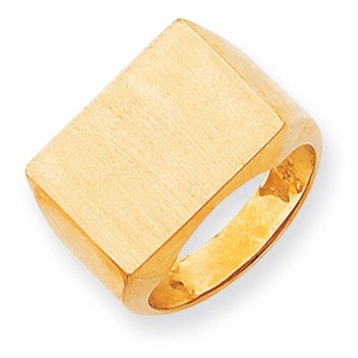Men&#39;s Signet Ring 14k Gold RS413, MPN: RS413, 883957467818
