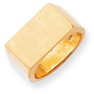 Men&#39;s Signet Ring 14k Gold RS411, MPN: RS411, 883957410821