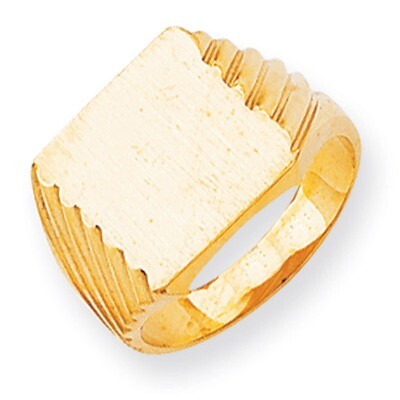 Men&#39;s Signet Ring 14k Gold RS371, MPN: RS371, 883957369471