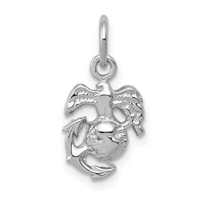 U.S. Marine Corps Insignia Charm 10k White Gold 10K912, MPN: 10K912,