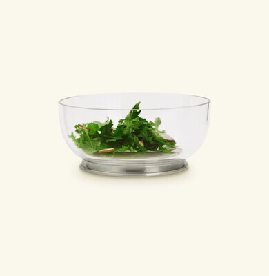 Match Pewter Round Crystal Bow Medium Salad 1262.2, MPN: 1262.2,