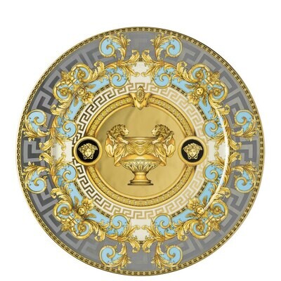 Versace Bleu Prestige Gala Service Plate 11 3/4 Inch, MPN: 19325-403638-10230, 790955989221