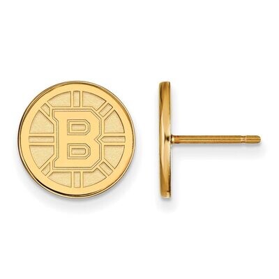 Boston Bruins Small Post Earring Gold-plated Silver GP009BRI, MPN: GP009BRI, 886774908878