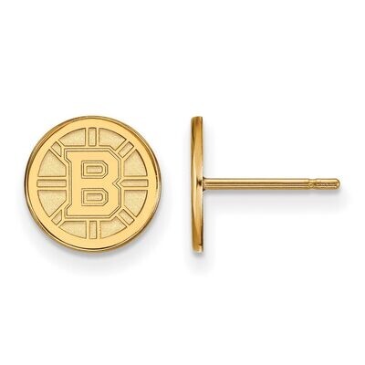 Boston Bruins x-Small Post Earring 14k Yellow Gold 4Y008BRI, MPN: 4Y008BRI, 886774866895