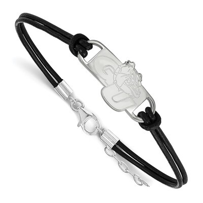 Gonzaga University Small Center Leather Bracelet Sterling Silver SS011GON-7, MPN: SS011GON-7, 19110…