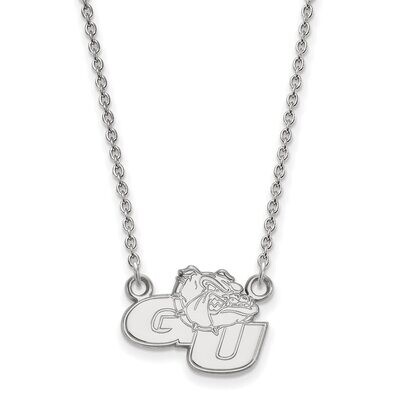 Gonzaga University Small Pendant with Necklace Sterling Silver SS007GON-18, MPN: SS007GON-18, 88677…