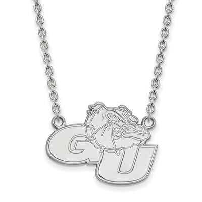 Gonzaga University Large Enamel Pendant with Necklace Sterling Silver SS008GON-18, MPN: SS008GON-18…