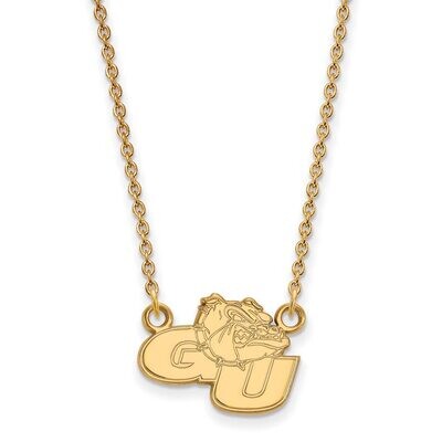Gonzaga University Small Pendant with Chain Necklace 10k Yellow Gold 1Y007GON-18, MPN: 1Y007GON-18,…