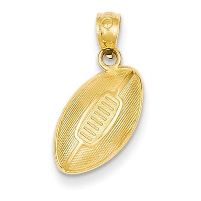 Football Pendant 14k Gold C3582, MPN: C3582, 886774089409