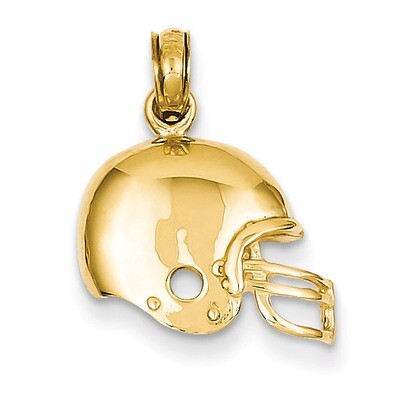Football Helmet Pendant 14k Gold K3604, MPN: K3604, 637218035434