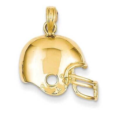 Football Helmet Pendant 14k Gold K3603, MPN: K3603, 637218035427