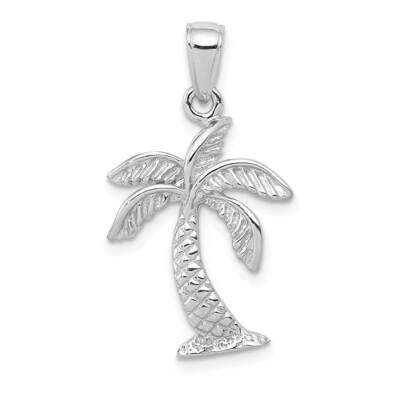 Palm Tree Pendant 14k White Gold K2894W, MPN: K2894W, 637218142293