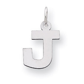 Block Initial J Charm Sterling Silver QC5093J, MPN: QC5093J, 883957128368