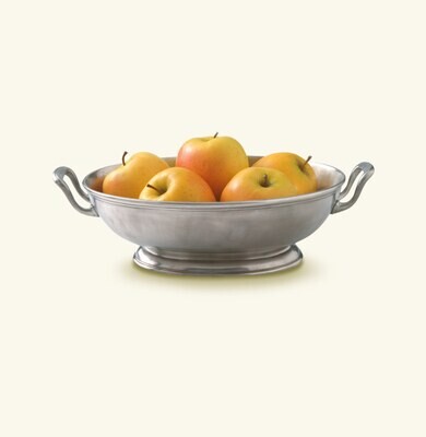 Match Pewter Footed Oval Bowl With Handles Medium a583.0, MPN: a583.0,