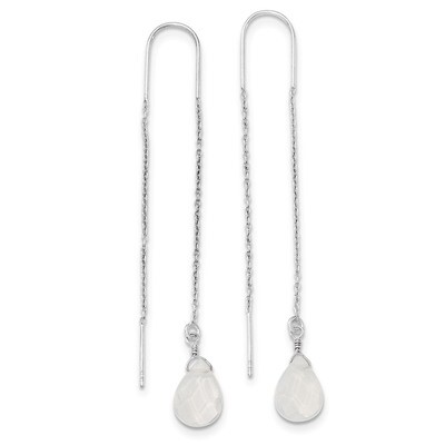 Opalite Crystal Threader Earrings Sterling Silver QE2068, MPN: QE2068, 191101188022