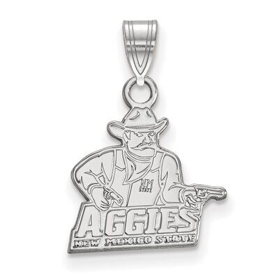New Mexico State University Small Pendant 10k White Gold 1W001NMS, MPN: 1W001NMS, 886774766041