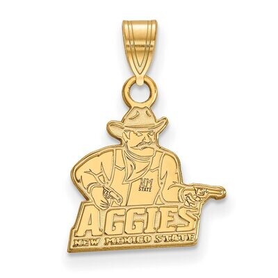 New Mexico State University Small Pendant 14k Yellow Gold 4Y001NMS, MPN: 4Y001NMS, 886774856384