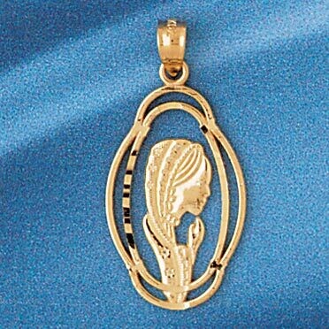 Dazzlers Jewelry Woman Pendant Necklace Charm Bracelet in Yellow, White or Rose Gold 7731, MPN: DZ-…