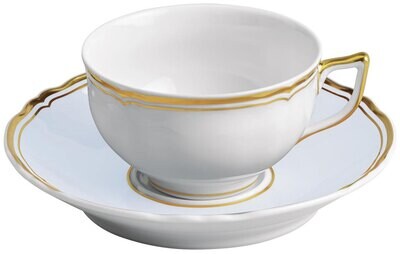 Raynaud Limoges Mazurka Or Blue Grey Tea Saucer Extra 6.3 Inch 0865-40-368016, MPN: 0865-40-368016,…