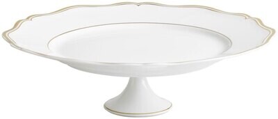 Raynaud Limoges Mazurka Or White Petit Four Stand 10.6 Inch 0864-01-515027, MPN: 0864-01-515027, 79…