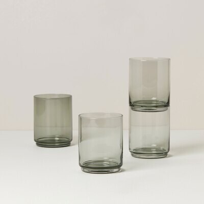 Lenox Tuscany Classics Stackable Glasses Tall Set of 4 Smoke 894273, MPN: 894273, 194372023177
