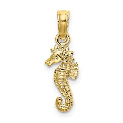2-D Mini Seahorse Charm 10k Gold 10K7400, MPN: 10K7400,