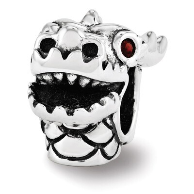 Swarovski Chinese New Year Dragon Bead - Sterling Silver QRS3458, MPN: QRS3458, 886774963747