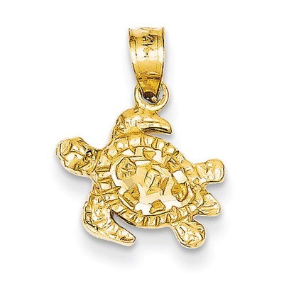 Turtle Pendant 14k Gold K3298, MPN: K3298, 886774099309