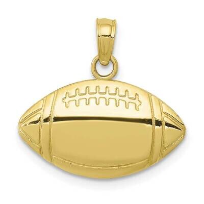 Football Pendant 10k Gold 10K4952, MPN: 10K4952, 63721818729