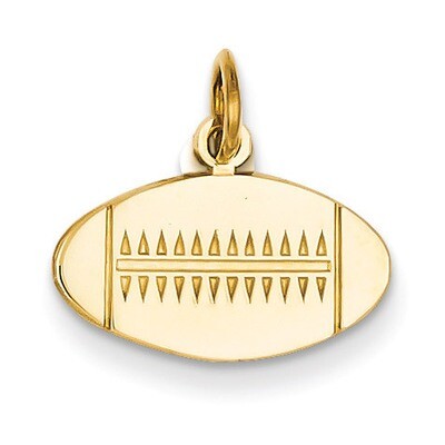 Football Charm 14k Gold K3598, MPN: K3598, 886774100609