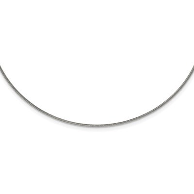 Textured Necklace Stainless Steel Polished SRN2162-16 by Chisel, MPN: SRN2162-16, 191101646065