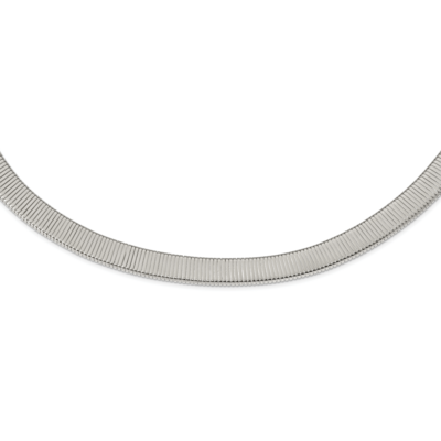 Textured Necklace Stainless Steel Polished SRN1437-18 by Chisel, MPN: SRN1437-18, 886774263236