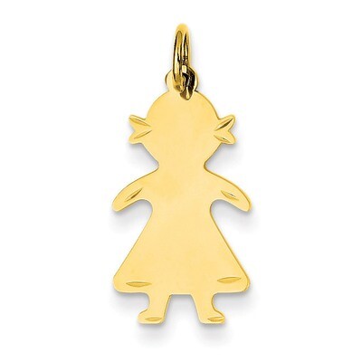 Girl Charm 14k Gold XM99/11, MPN: XM99/11, 883957447797
