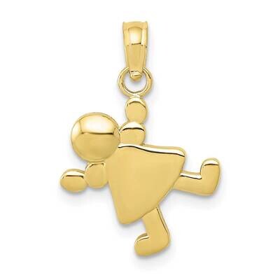 Little Girl Charm 10k Gold 10K4760, MPN: 10K4760,