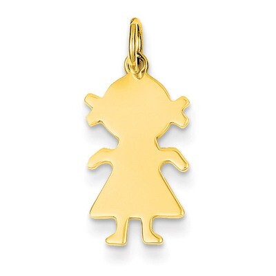 Girl Charm 14k Gold XM93/11, MPN: XM93/11, 883957517834