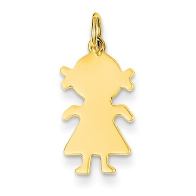 Girl Charm 14k Gold XM93/18, MPN: XM93/18, 883957447773