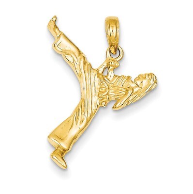Girl Karate Charm 14k Gold K4961, MPN: K4961, 637218163236