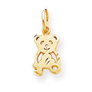 TEDDY BEAR CHARM 10k Gold 10C659, MPN: 10C659, 883957456355