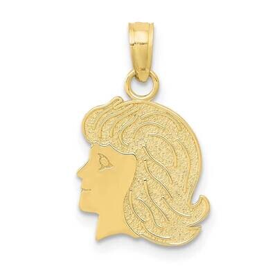 Girl Charm 10k Gold 10K4751, MPN: 10K4751,