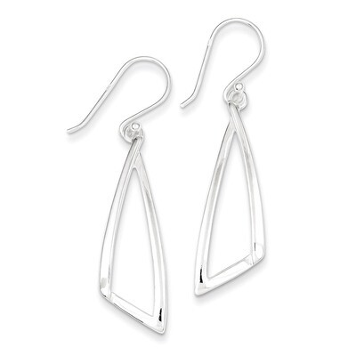 Dangle Earrings Sterling Silver Polished QE7222, MPN: QE7222, 886774749723