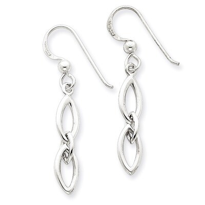 Dangle Earrings Sterling Silver Fancy QE3353, MPN: QE3353, 883957926469