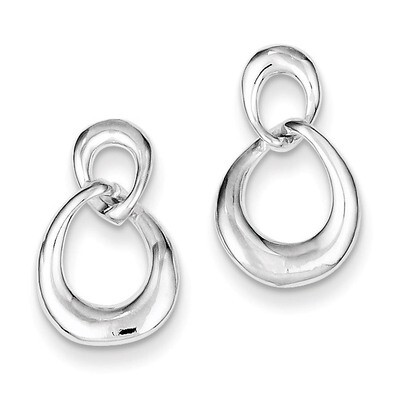 Dangle Earrings Sterling Silver Fancy QE4675, MPN: QE4675, 883957932835