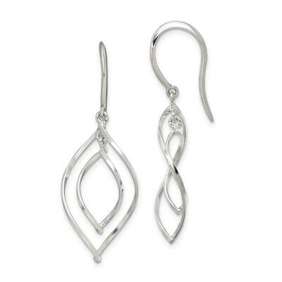 Fancy Dangle Earrings Sterling Silver QE14580, MPN: QE14580, 883957937472