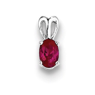 Ruby July Pendant Sterling Silver QBPD20JUL, MPN: QBPD20JUL, 883957500836