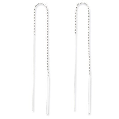 Threader Earrings Sterling Silver QE3894, MPN: QE3894, 883957928111
