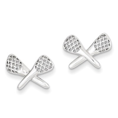 Lacrosse Earrings Sterling Silver QE4935, MPN: QE4935, 191101188718