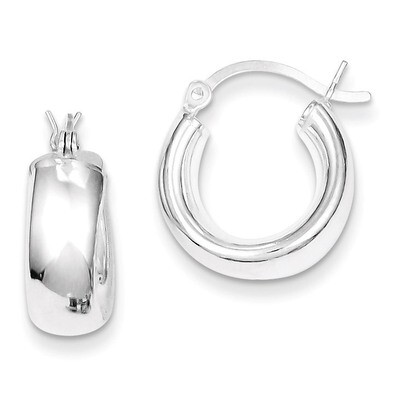 Hoop Earrings Sterling Silver QE6635, MPN: QE6635, 883957567518