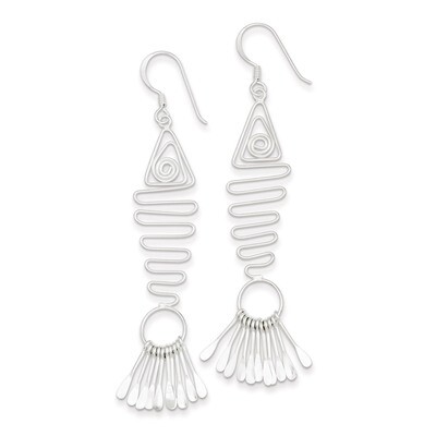 Earrings Sterling Silver Fancy QE4117, MPN: QE4117, 883957928890