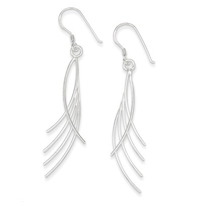 Earrings Sterling Silver Fancy QE3988, MPN: QE3988, 883957928340