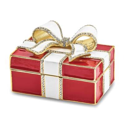 Desire Red Gift Box with Ring Pad Trinket Box Bejeweled BJ4081, MPN: BJ4081, 191101909641